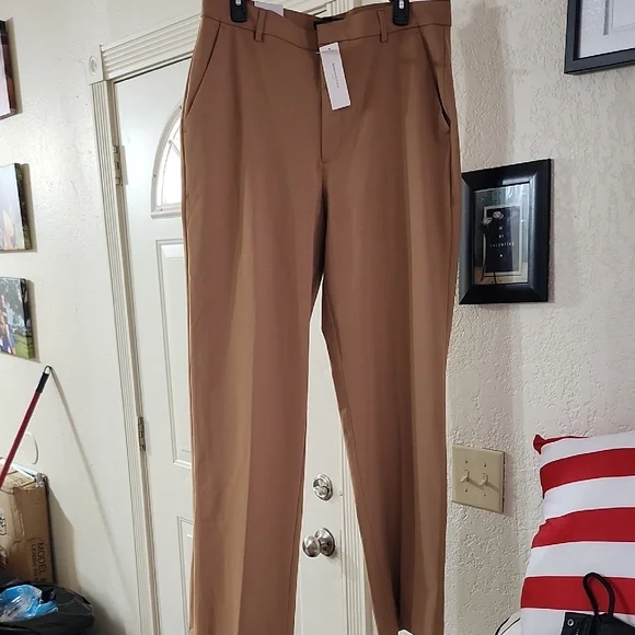 NWT Banana Republic Straight High-Rise Sculpted Easy Trouser Sz 14 Tall Office - Picture 7 of 8